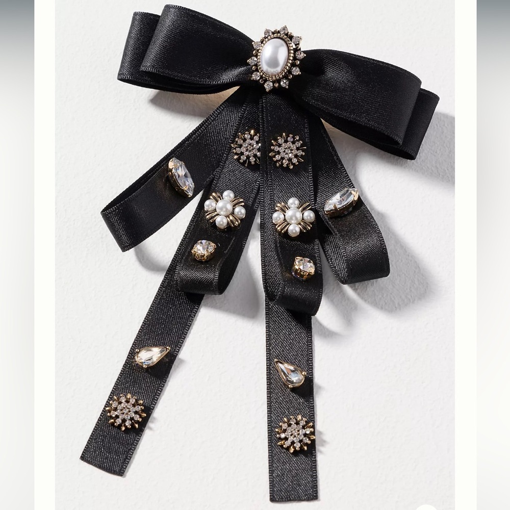 Embellished Bow Barrette